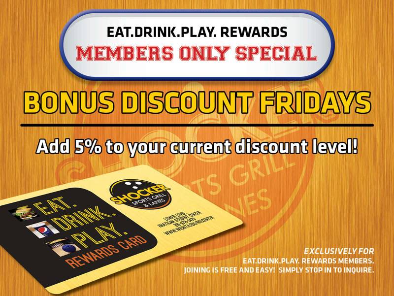 Bonus Discount Fridays