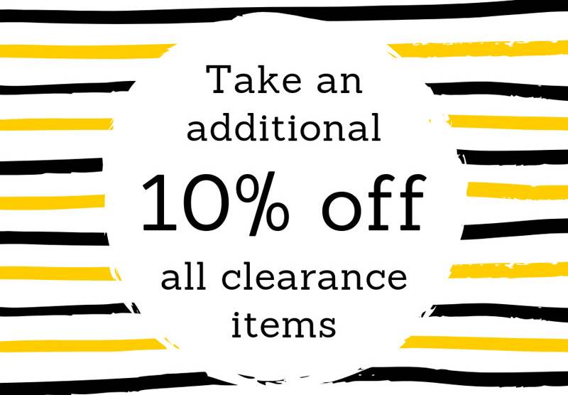 Clearance sale at Shocker Store in RSC