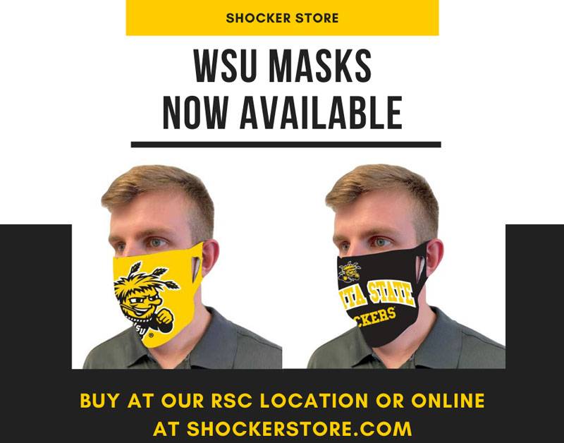 WSU masks in Shocker Store