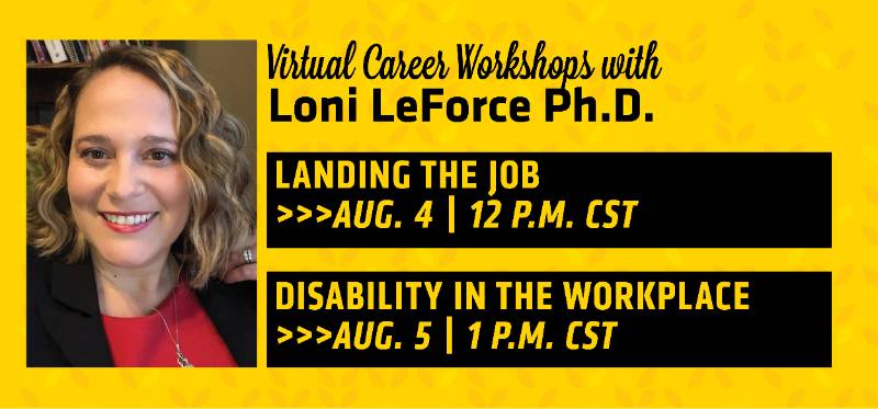 Career Development workshops with Loni LeForce