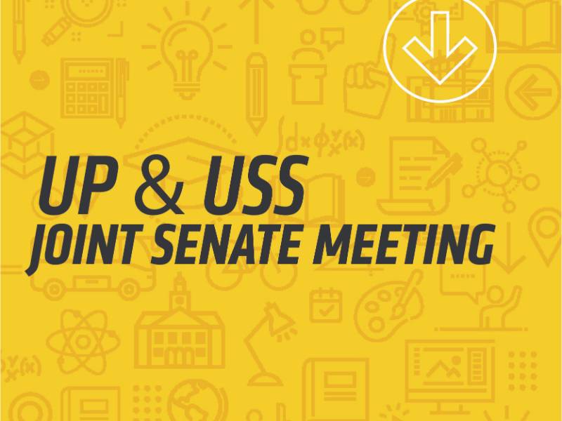 USS and UP joint senate meeting