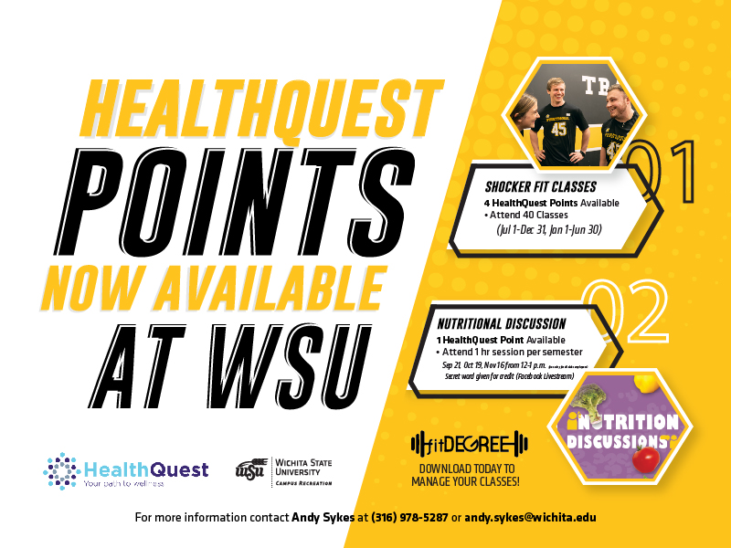 HealthQuest points available