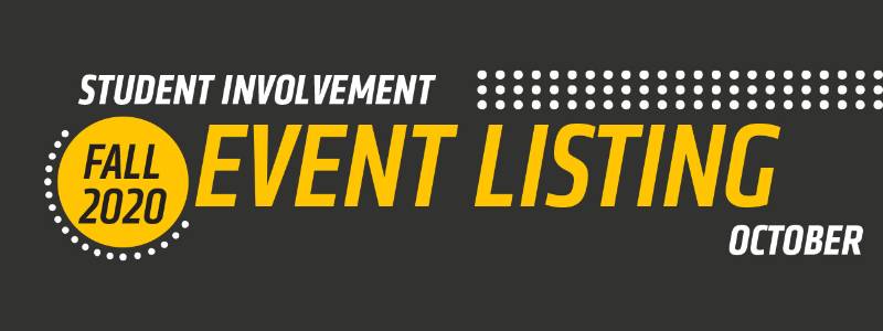 Student Involvement event listing