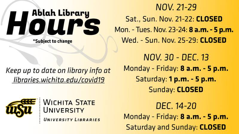 Library holiday hours
