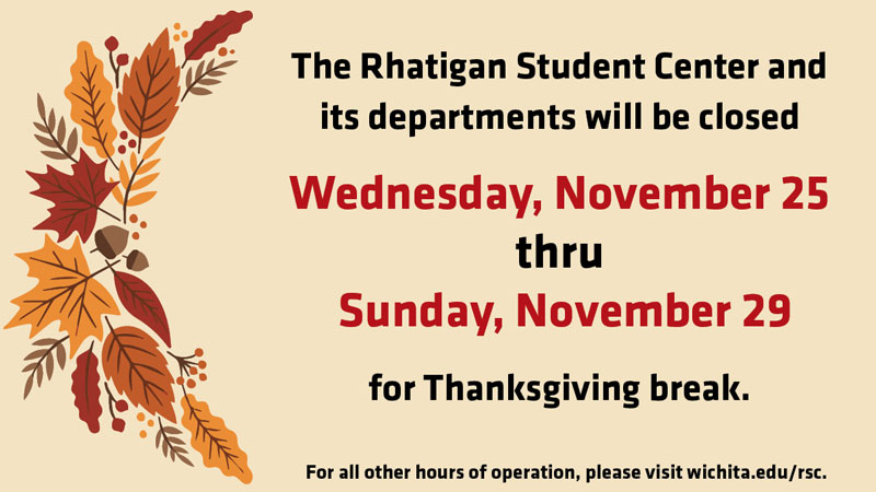 RSC closed for Thanksgiving