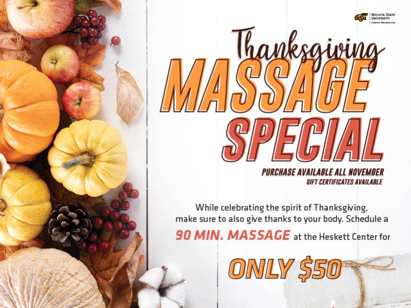 Thanksgiving Massage Special