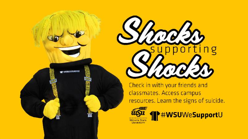 Shocks Supporting Shocks | Check in with your friends and classmates. Access campus resources. Learn the signs of suicide.