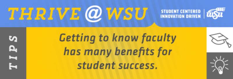 Getting to know faculty has many benefits for student success.