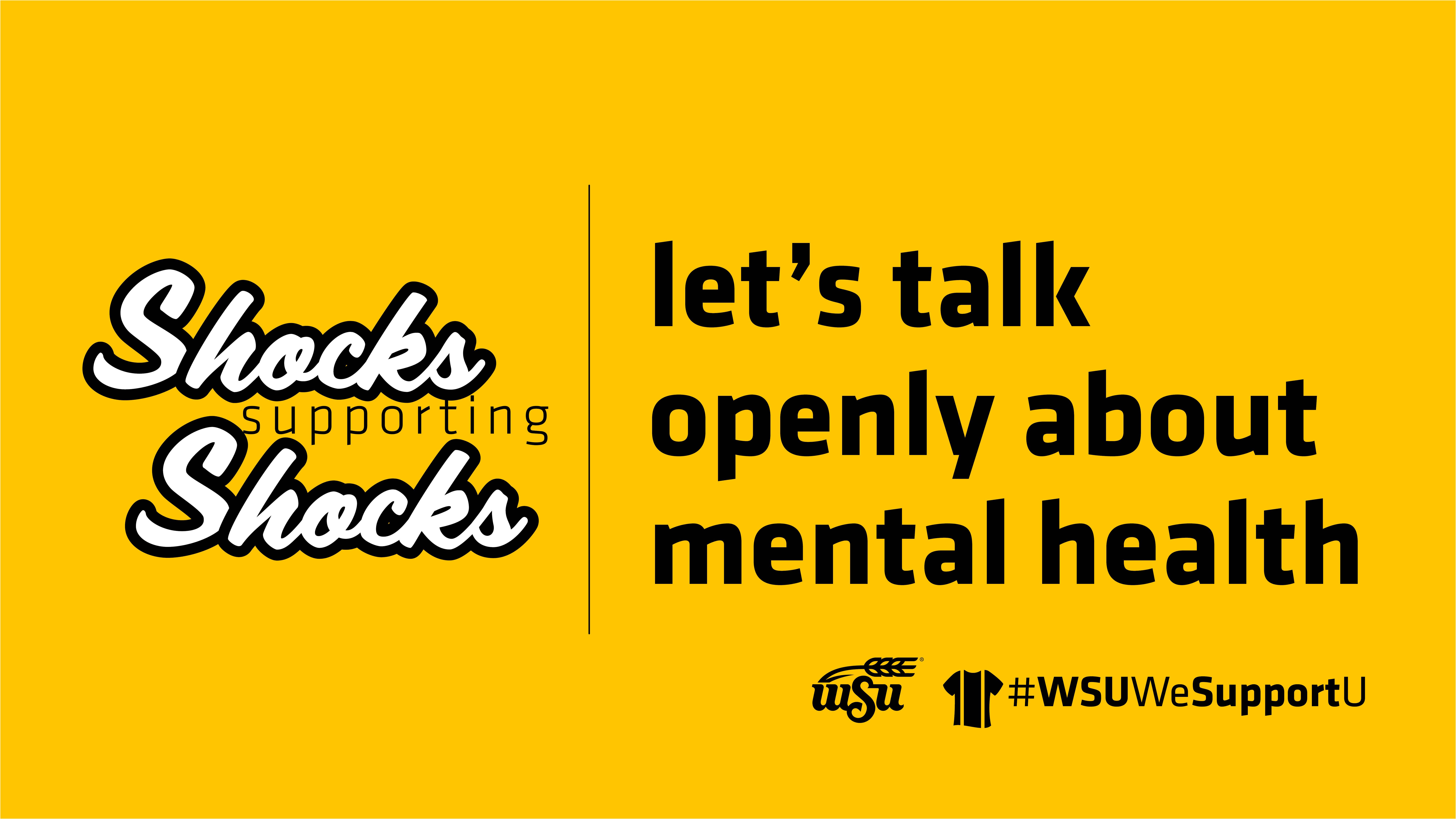 Shocks Supporting Shocks | Let's Talk Openly About Mental Health.