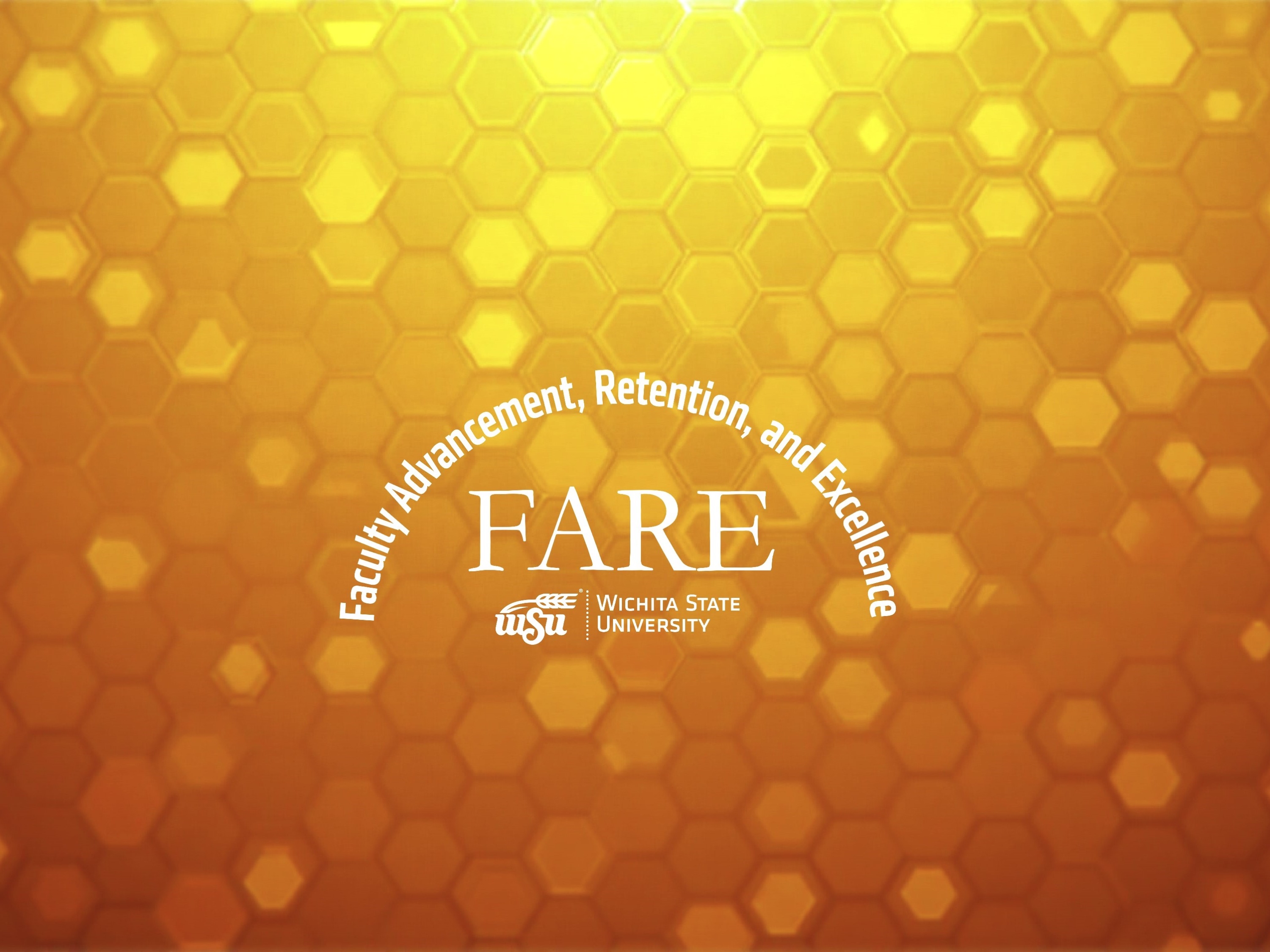 honeycomb graphic with FARE logo
