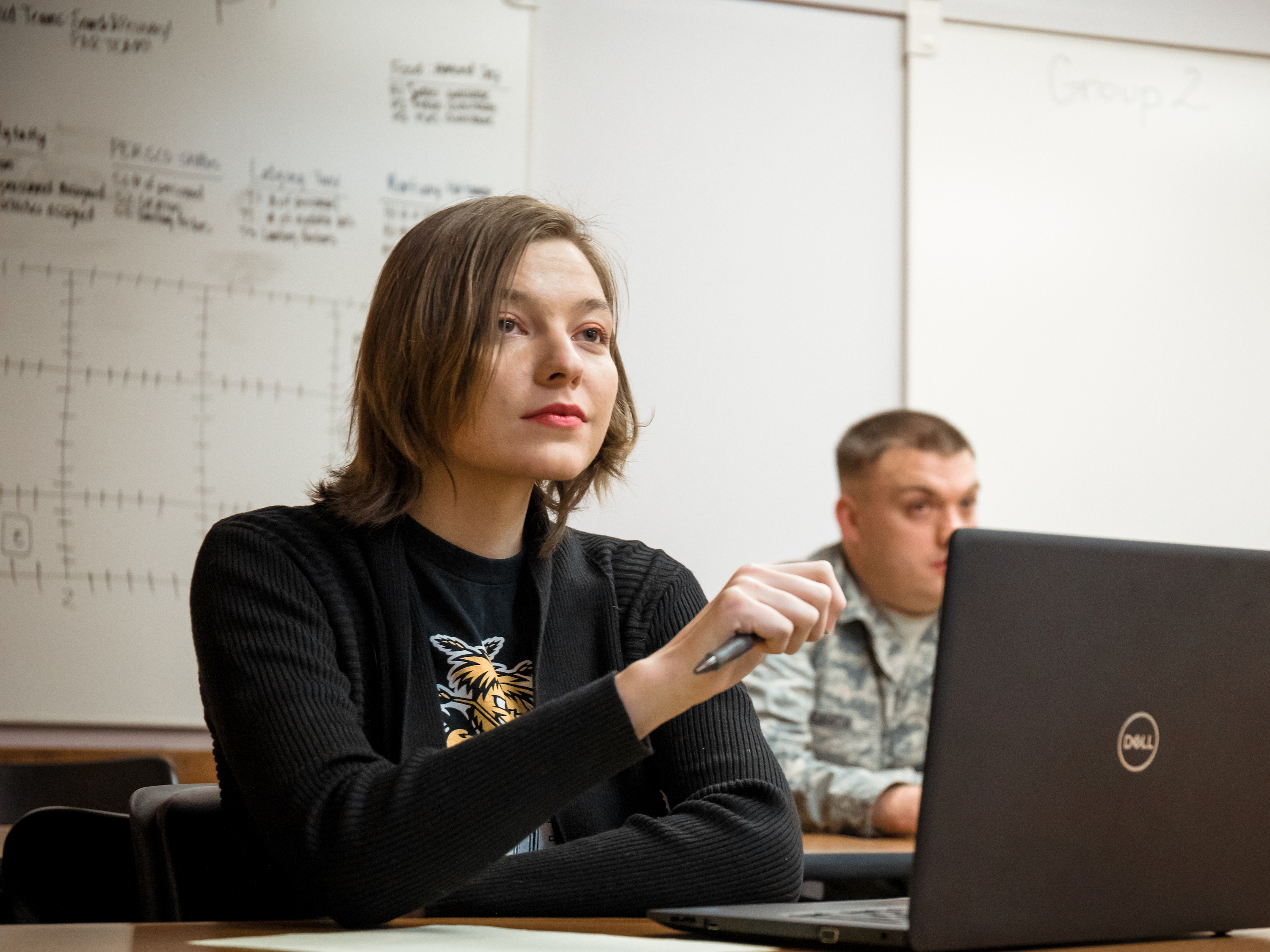 Military and Dependent students taking courses at WSU at McConnell.