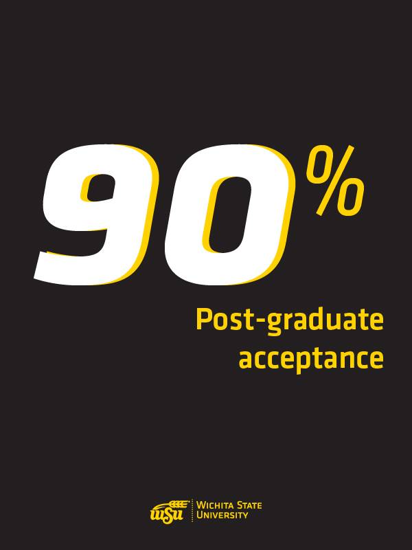 90% post-graduate acceptance