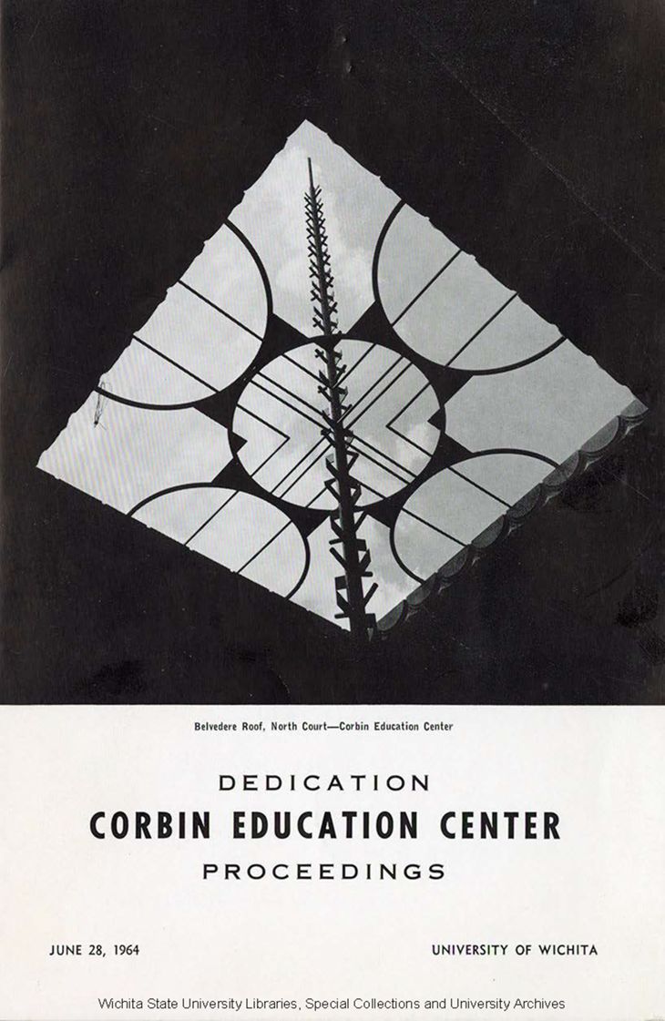 Program cover for Corbin Dedication, June 28 1964