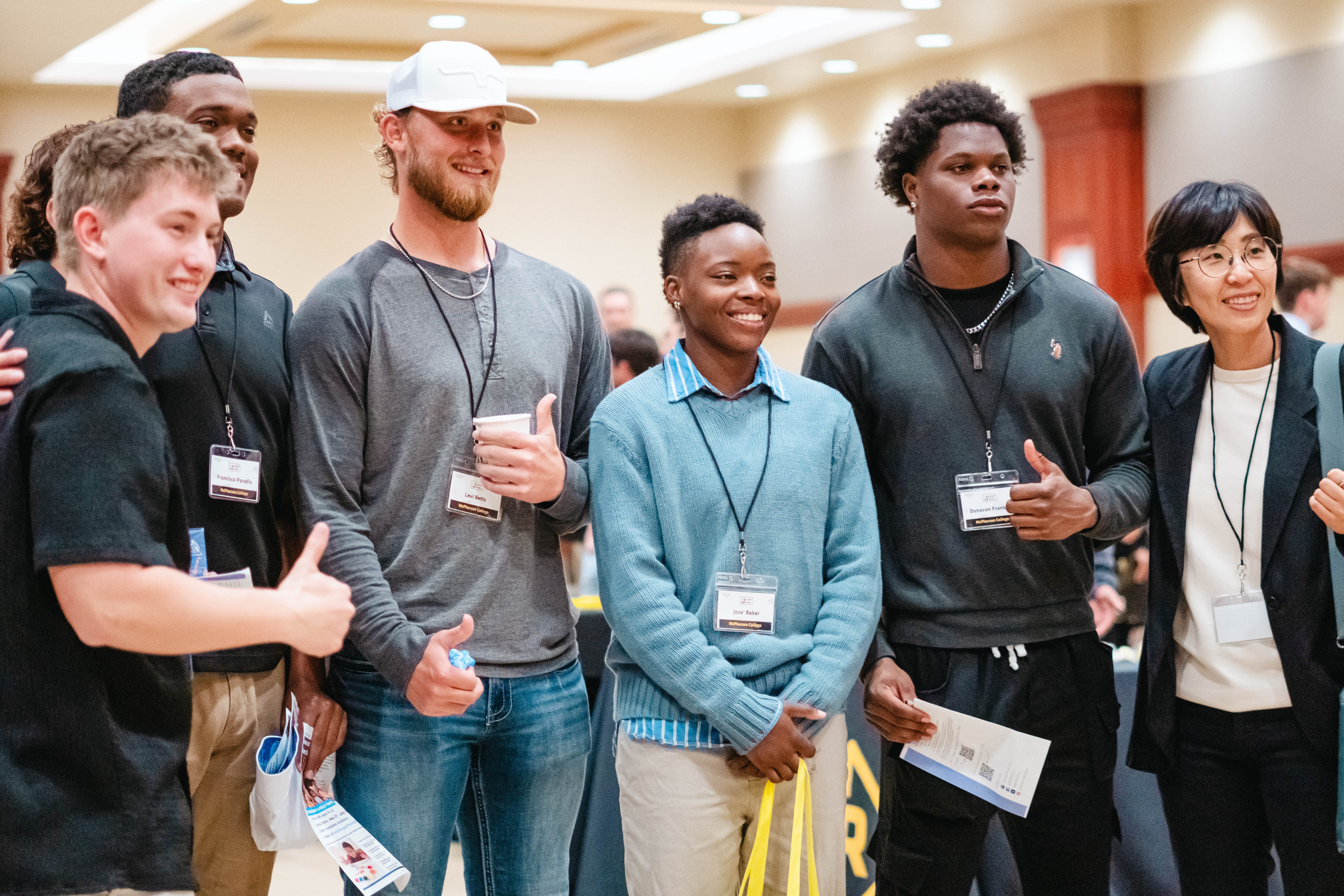 Attendees from McPherson College Attendees from McPherson College