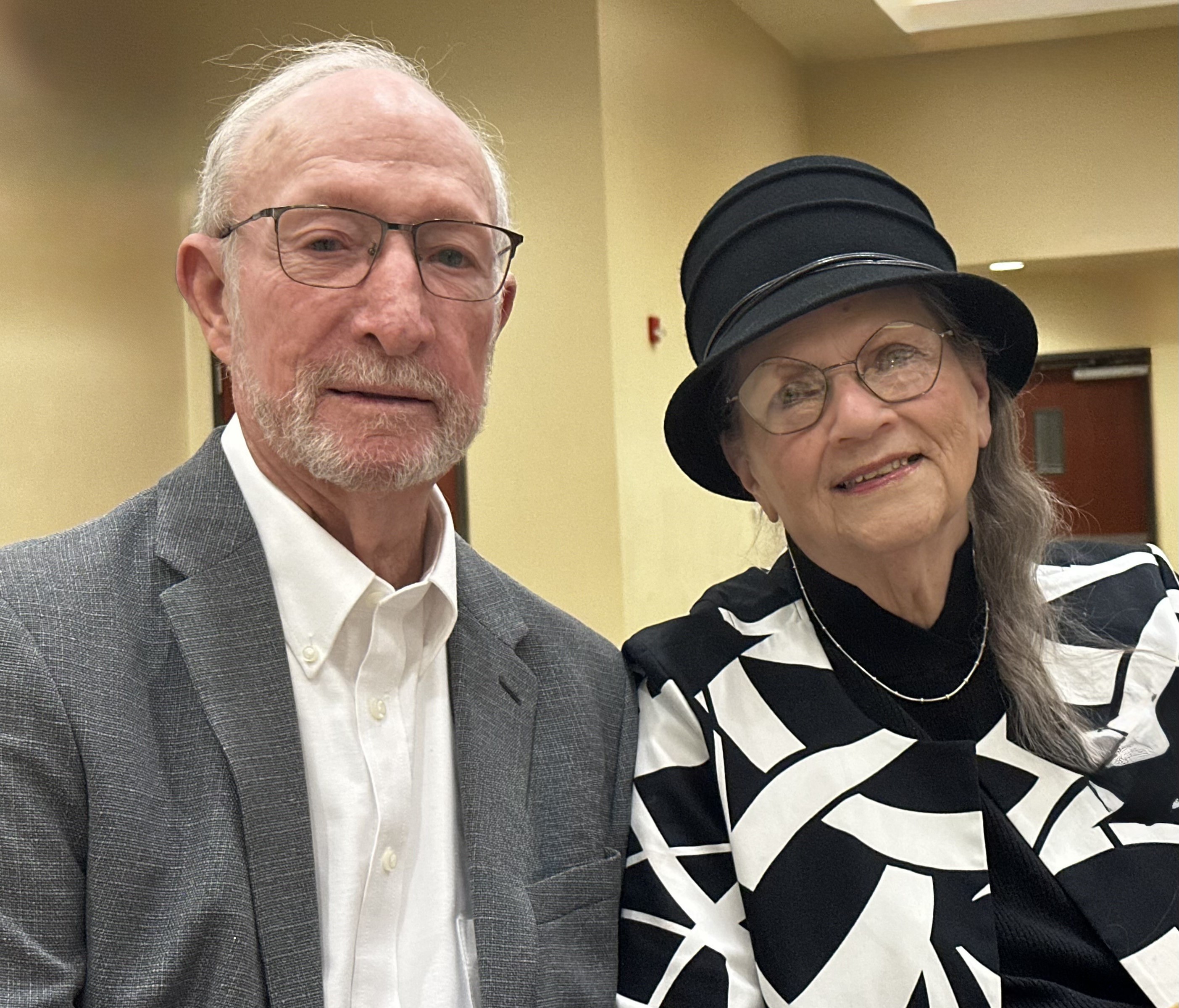 Bob and Jacque Lane Bob and Jacque Lane smile together at an event