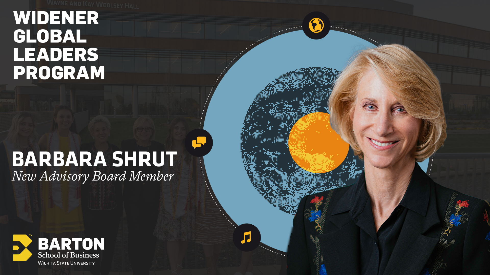 Barbara Shrut, new advisory board member of the Widener Global Leaders Program (WGLP)