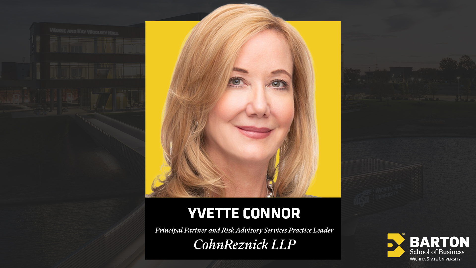 Yvette Connor, CohnReznick Partner, Joins Barton School Dean’s Advisory Board