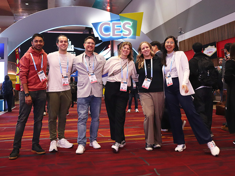 Masters of Innovation Design cohort at CES in Las Vegas 2024