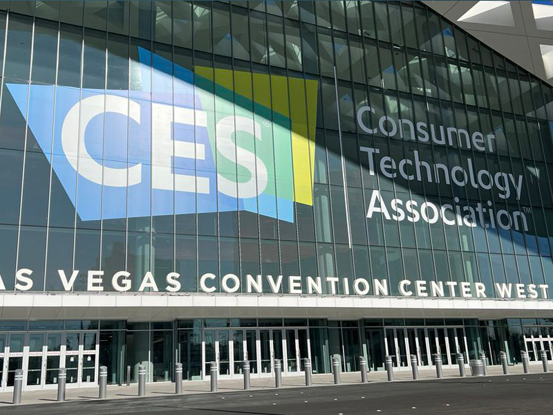 CES 2022 Entrance to the event at the Las Vegas Convention Center
