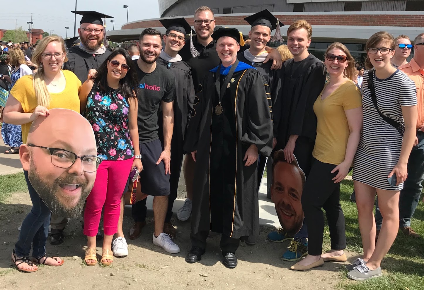 Mark Elliott at the Spring 2018 Masters of Innovation Design graduation