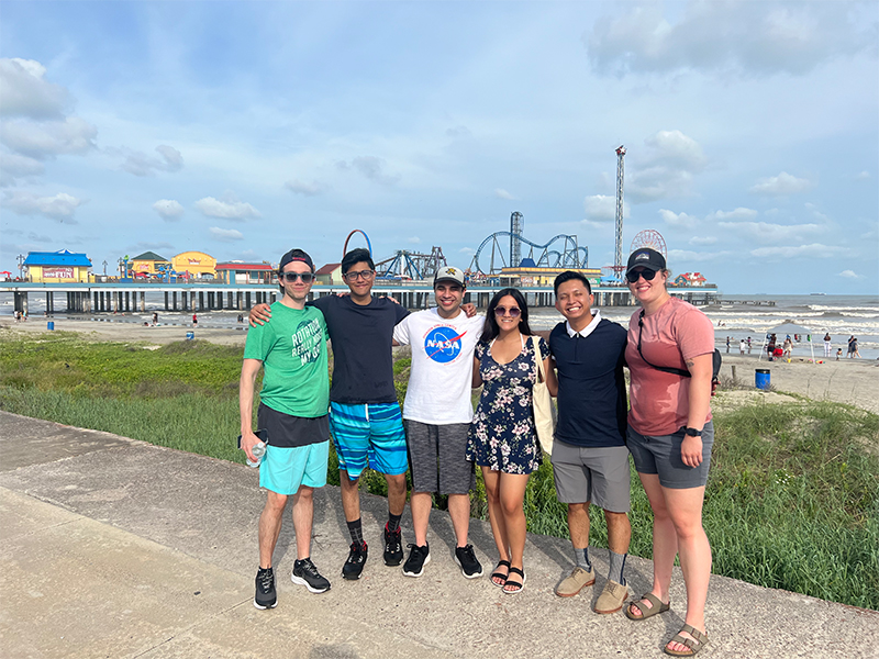 Galveston Beach NASA SUITS team