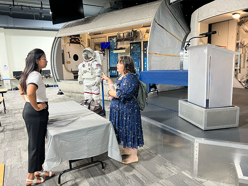 CosmoShox Yumi Kikuchi and Mallory Jennings at the 2024 Galaxy Forum