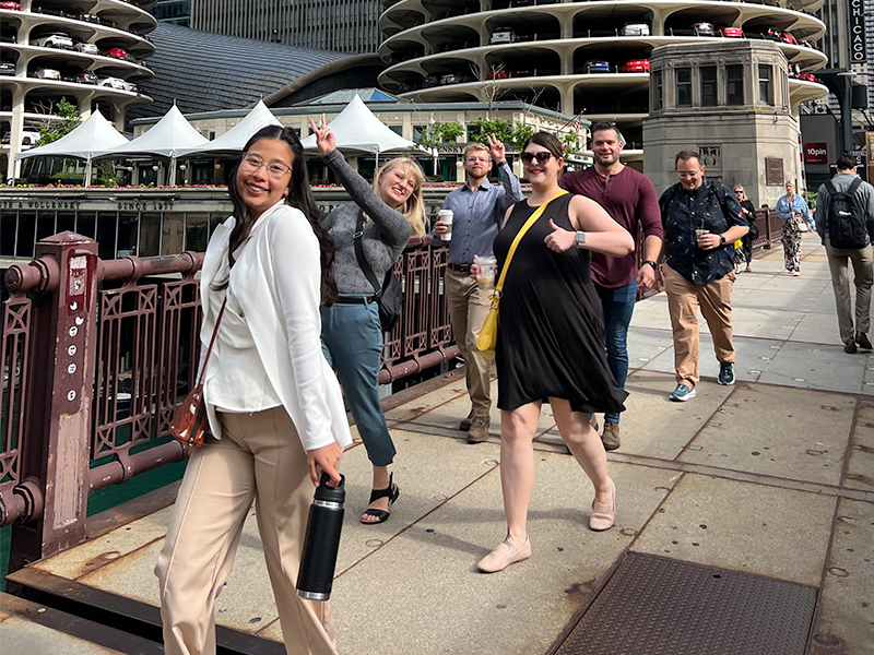 College of Innovation and Design cohort in Chicago for NeoCon