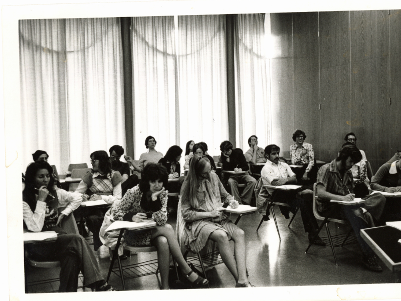 Education students in Corbin Education Center classroom