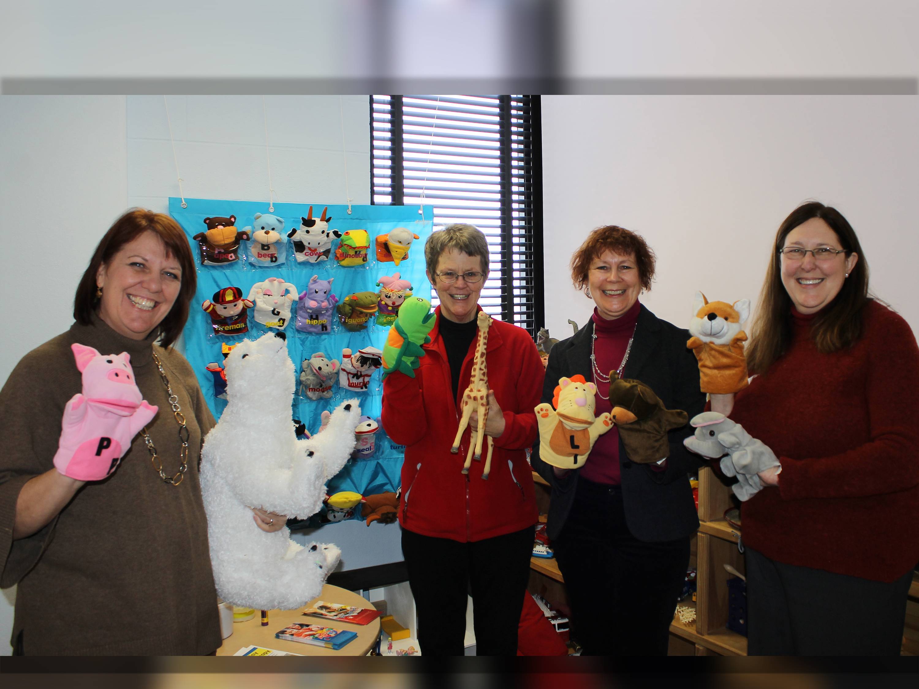 Working with puppets at the Play Therapy Center