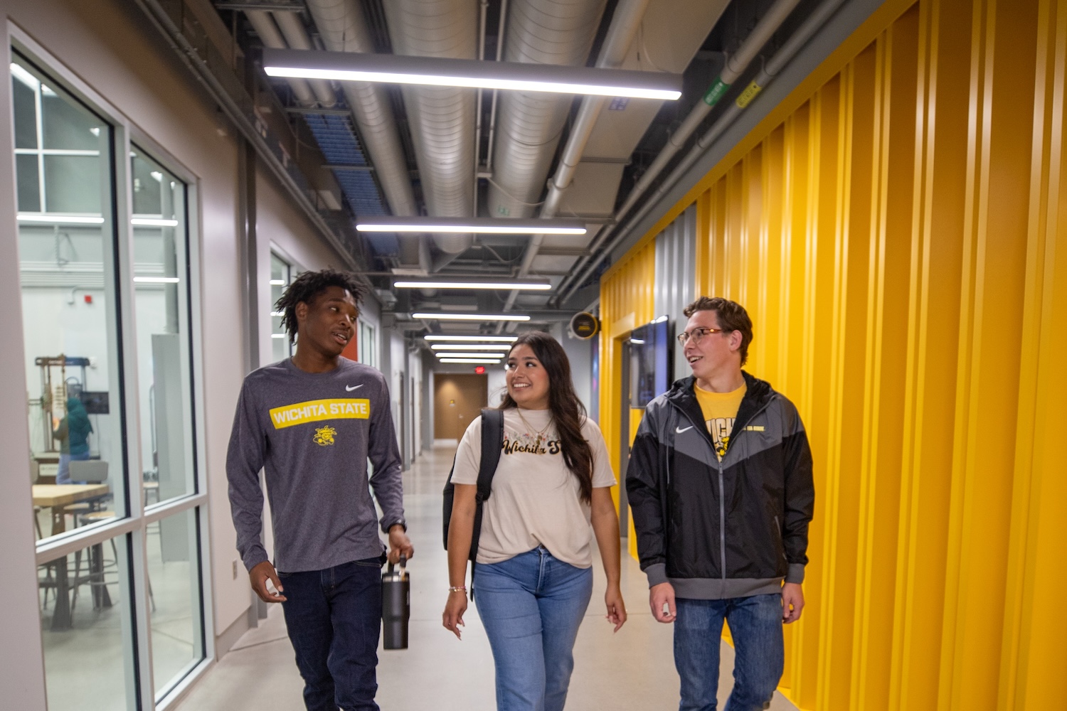 Students Walking on Campus