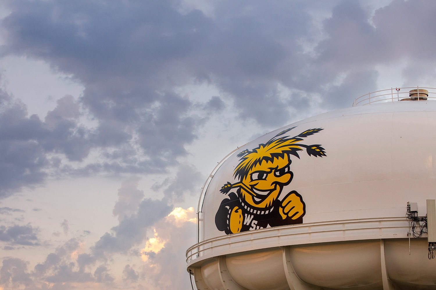 Aerial View of WSU Water Tower