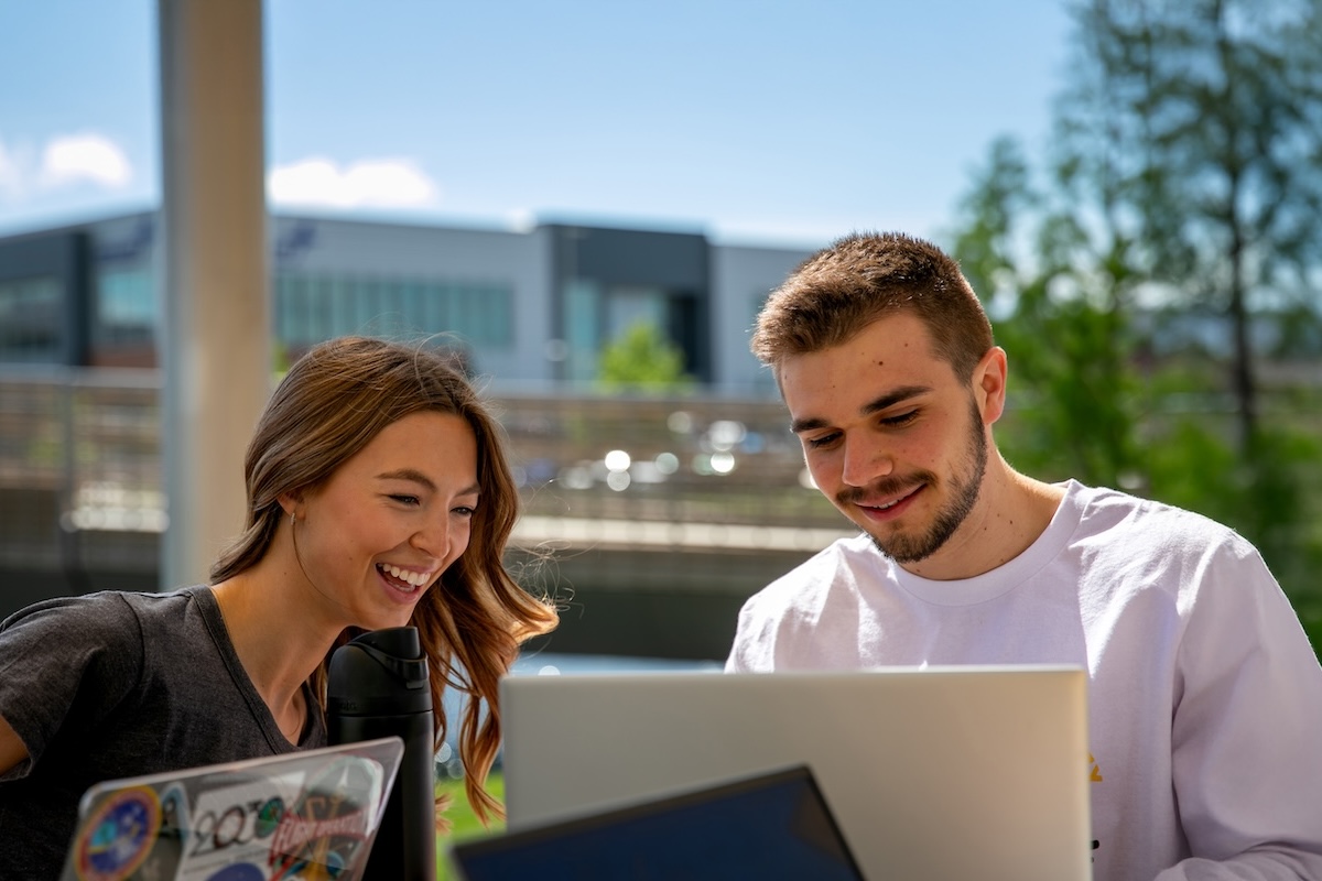 Students on Labtops