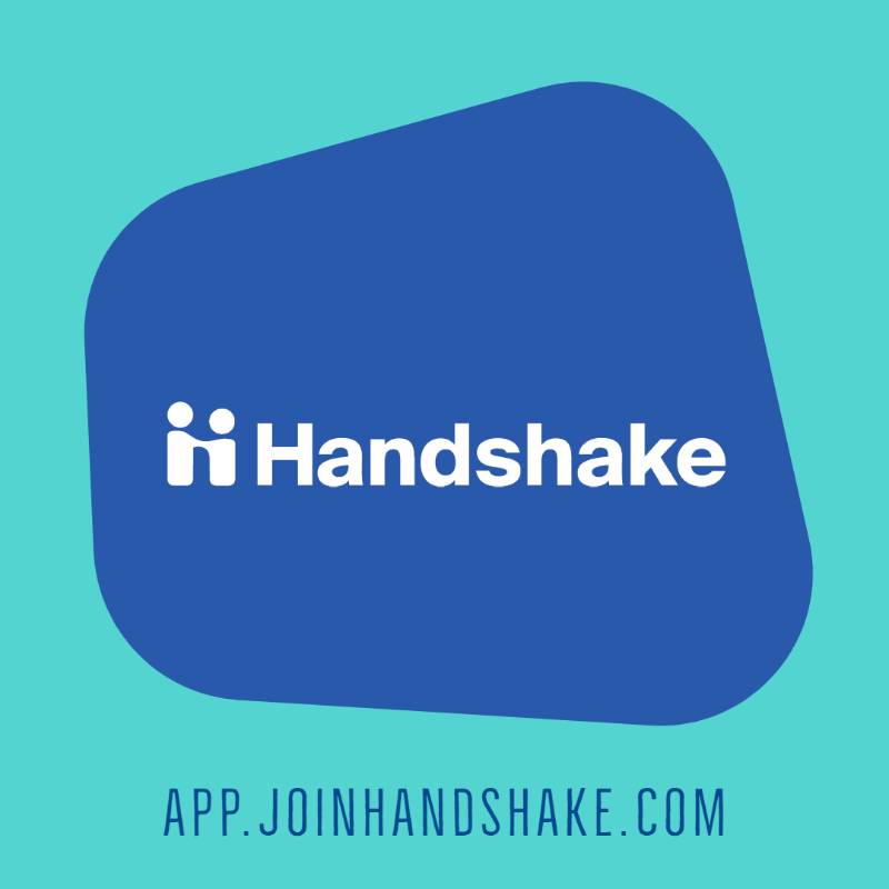 Blue Handshake Image
