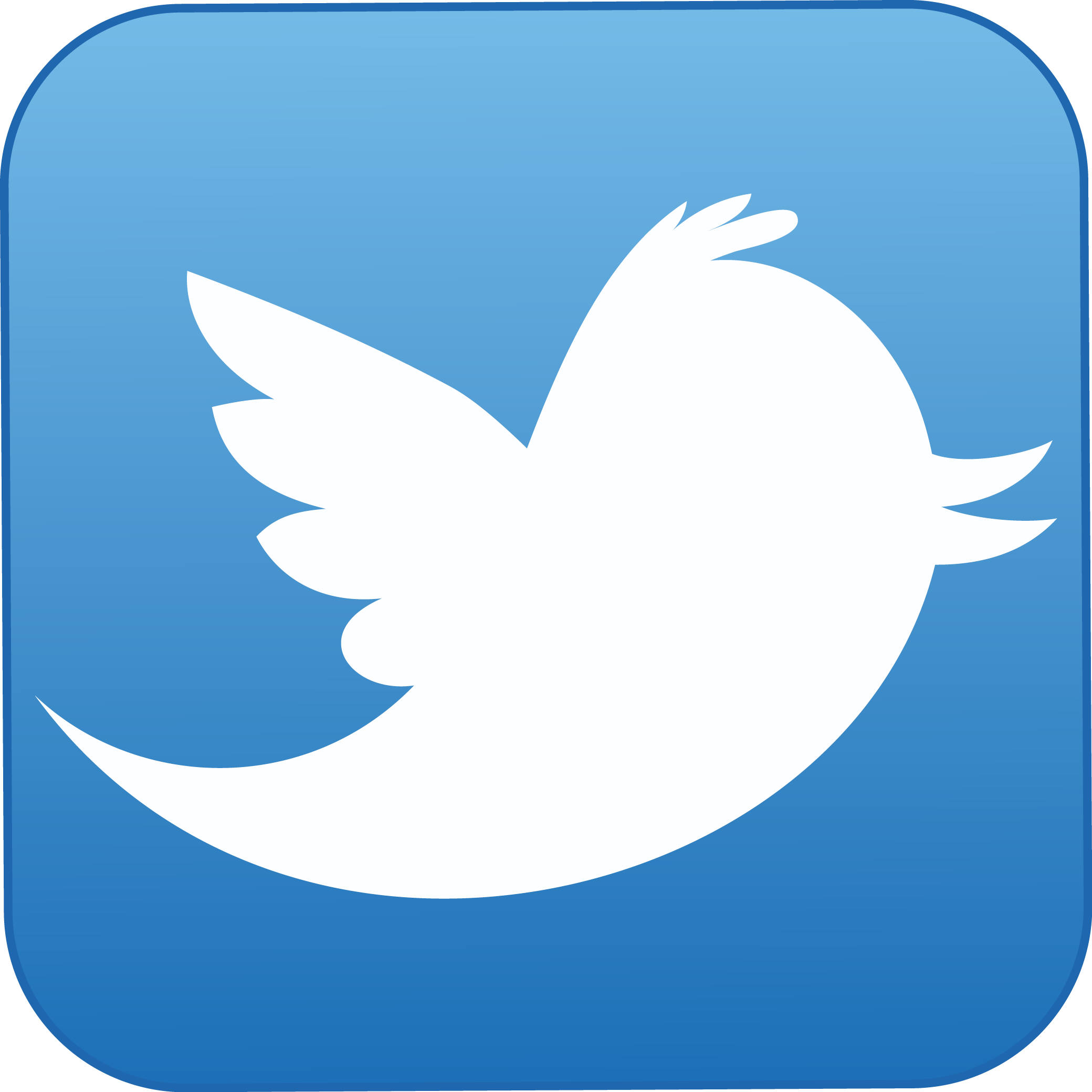 Twitter logo button.