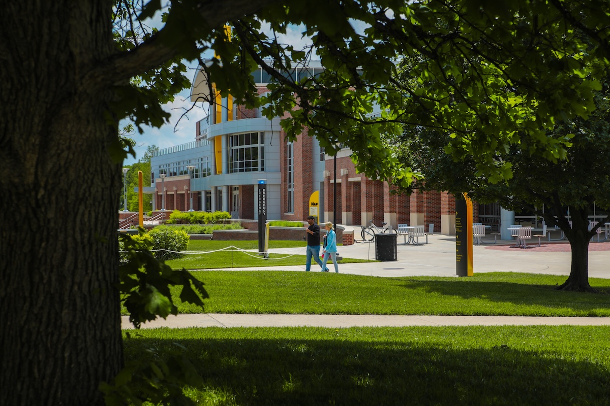 Students Walking on Campus