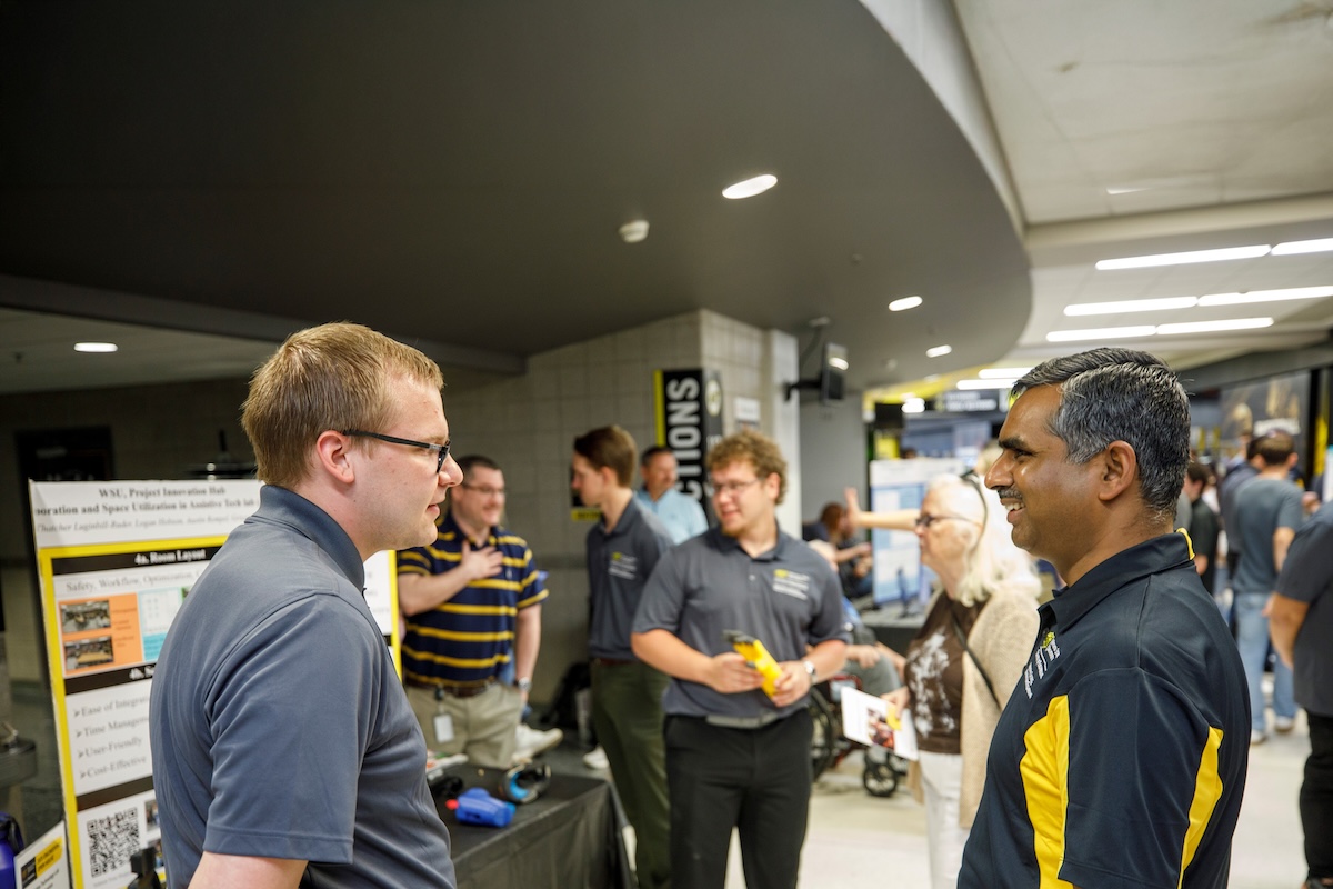 Student Presenting a Project