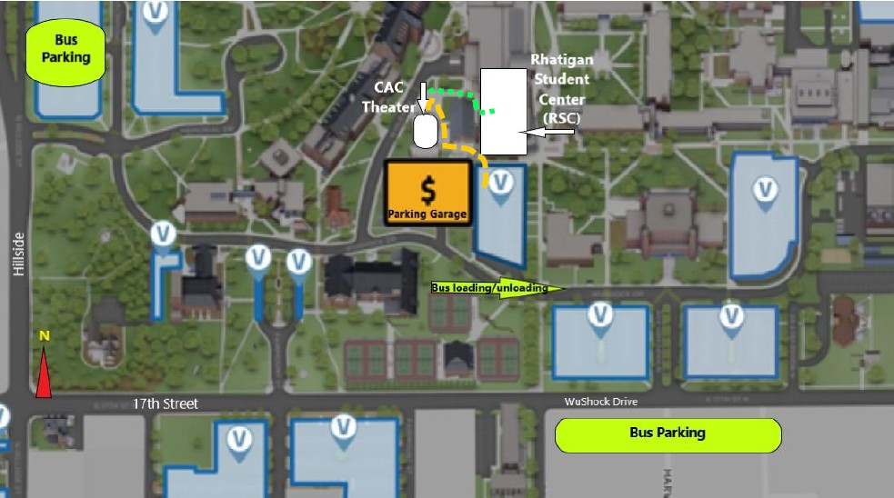 WSU CAC & RSC parking map WSU CAC & RSC parking map