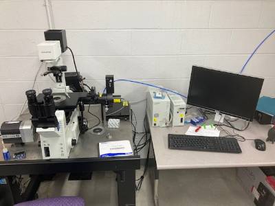 TIRF microscope set up 