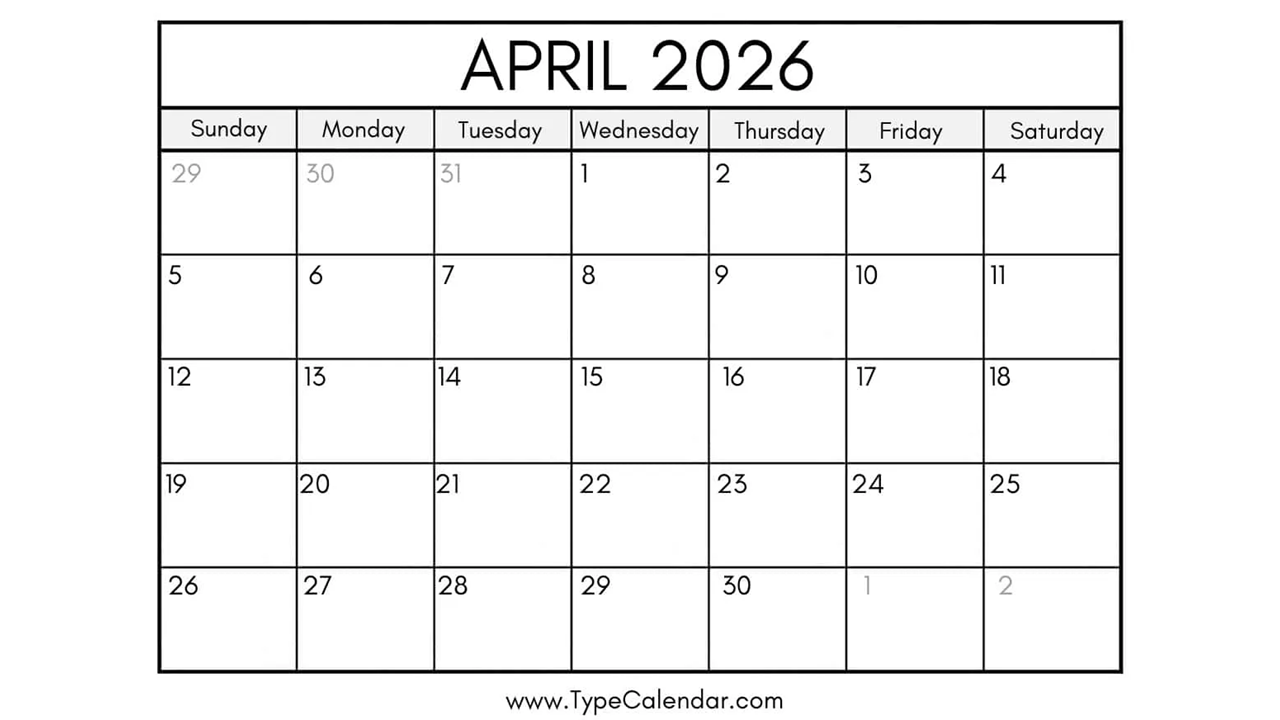 NMR reservation calendar for April 2026