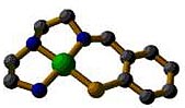 Photo of the resulting molecule from the reaction in the previous photo. 