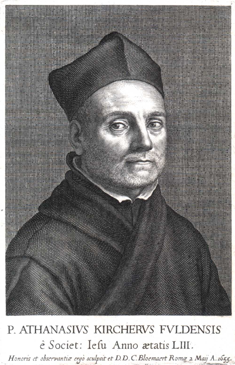 Portrait of Athanasius Kircher, S.J. (1602-1680). 