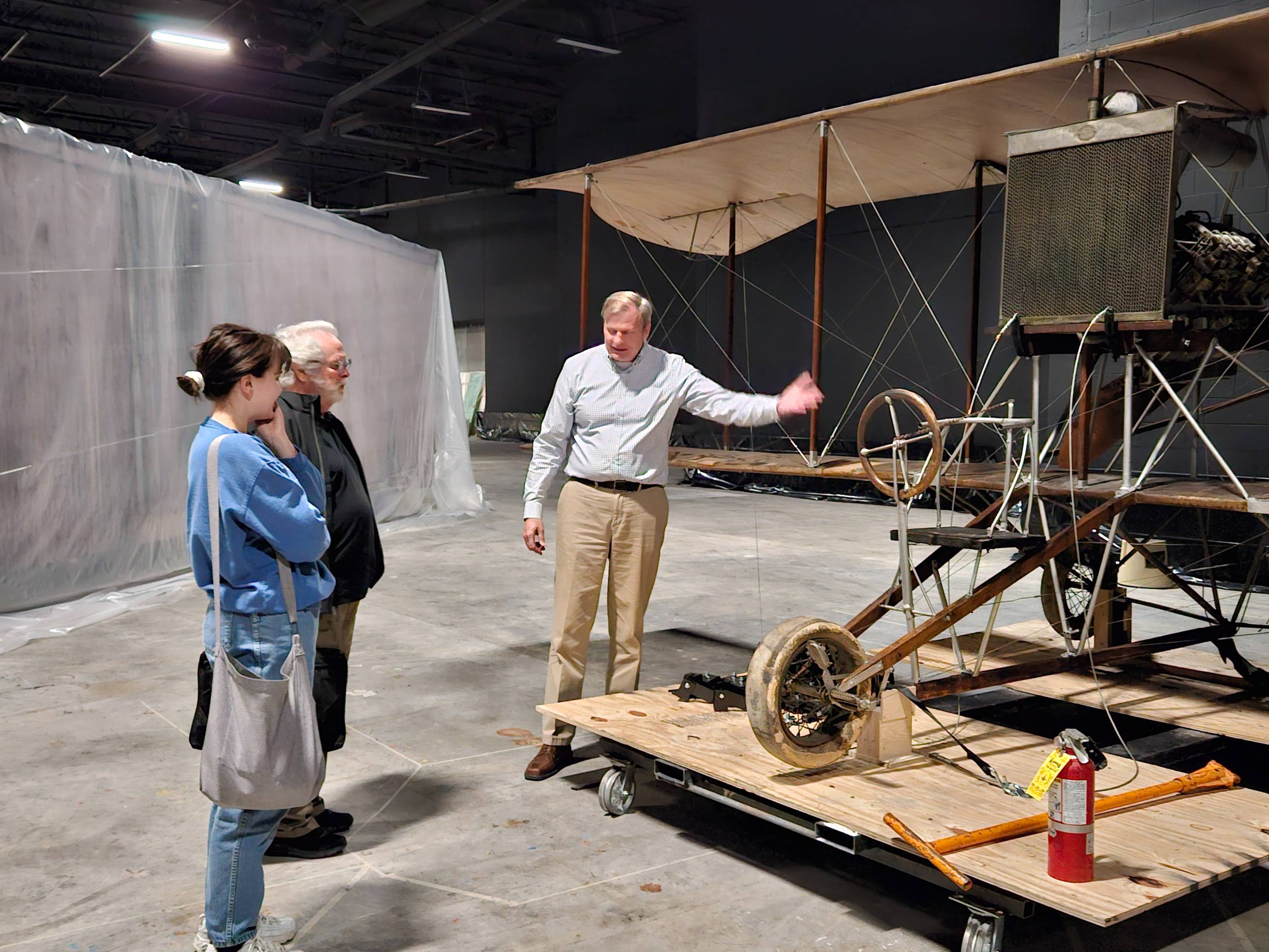 Historians discuss the Longren Biplane