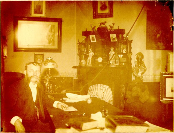 Marshall Murdock in his office