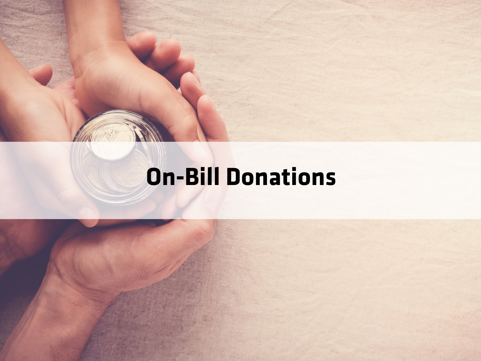 On-Bill Donations