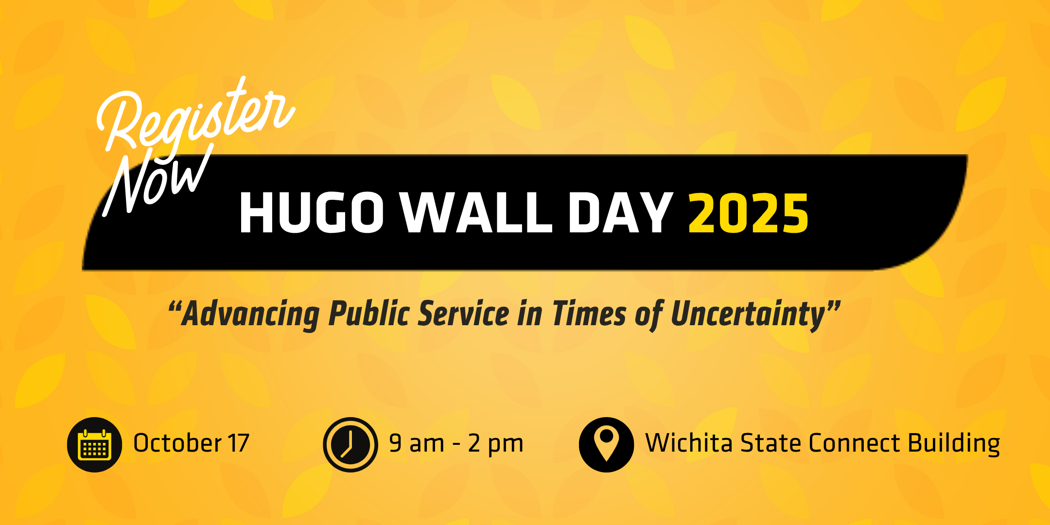 Hugo Wall Day 2025