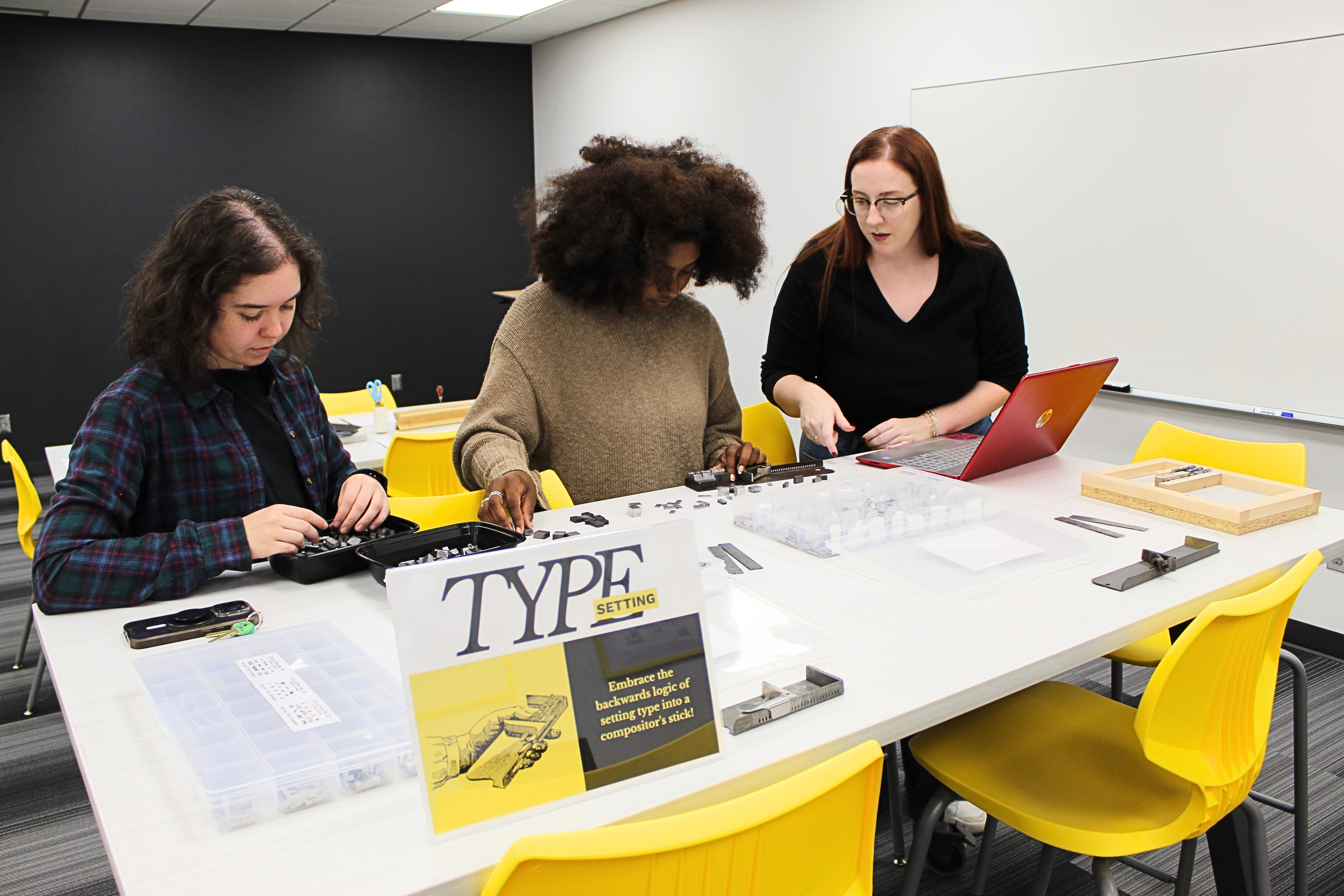 Students with Katie Lanning