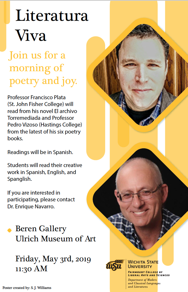 Poetry event poster