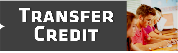 Transfer Credit link graphic. 