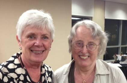 photo of Sandy Praeger with donor