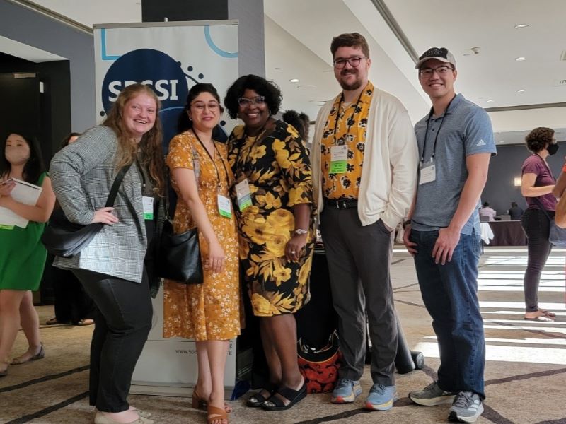 Dr. Rhonda Lewis and students attend Society for the Psychological Study of Social Issues Conference